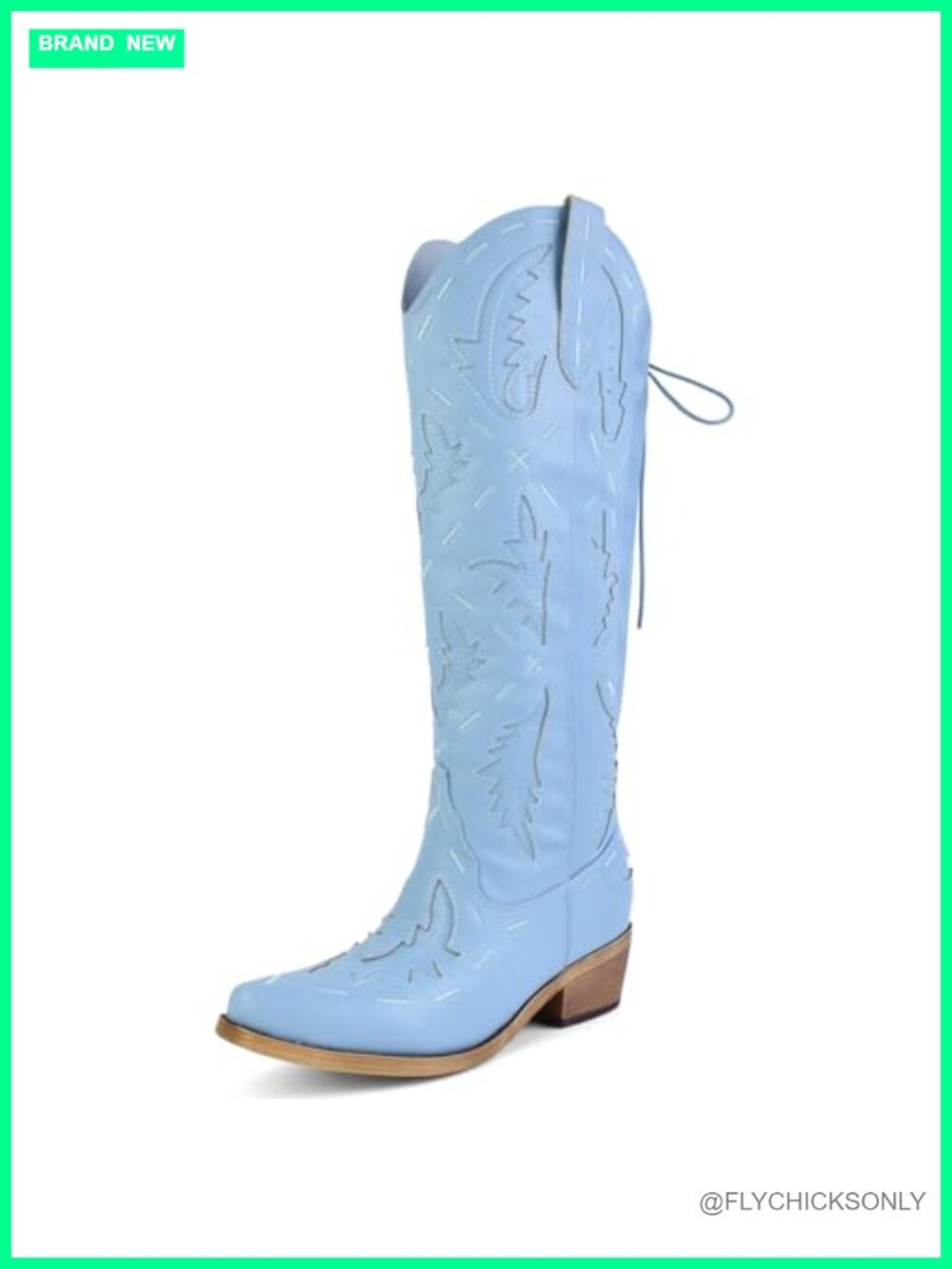 Faux Suede Cowboy Boots Womens Knee High Western Boot